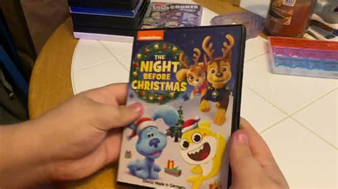 Nick Jr The Night Before Christmas Dvd Unboxing Youtube