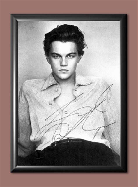 Leonardo Dicaprio Signed Autographed Photo Poster A3 117x165 Mo2507a3