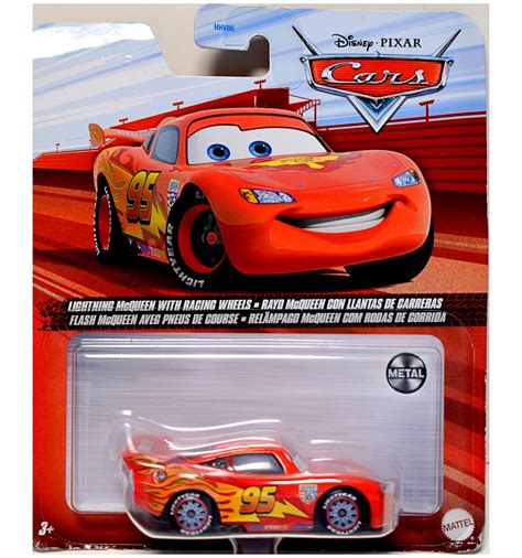 Disney Cars Lightning Mcqueen With Racing Wheels Global Diecast Direct