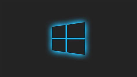 2560x1440 Resolution Windows 10 Logo Blue Glow 1440p Resolution
