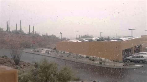 Snow In Tucson Az Youtube