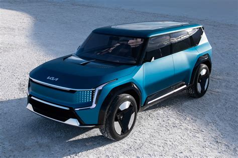 Kias Electric Suv Concept Includes A Sprawling 27 Inch Display Engadget