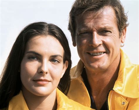 Carole Bouquet And Roger Moore For Your Eyes Only 1981 James Bond Girls Roger Moore Bond