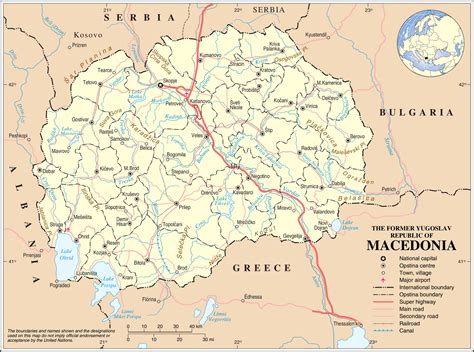 Waar Ligt Macedoni Op De Kaart Vogels