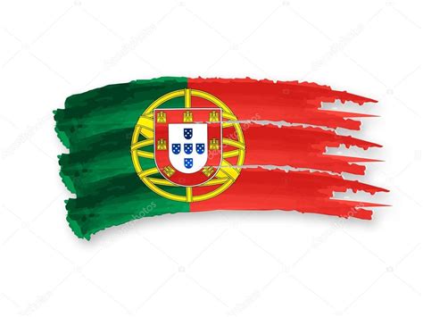 A bandeira de portugal é um dos símbolos nacionais da república portuguesa. Bandeira portuguesa — Fotografias de Stock © marinini ...