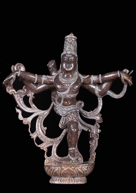 Black Marble Tandava Dancing Shiva Statue 19 Shiva Statue Dancing Shiva Black Marble