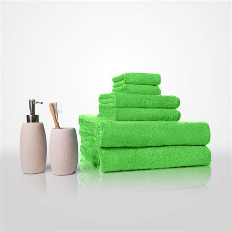Towels 16 X 29 100 Turkish Cotton Lime Green Terry Hand Towel