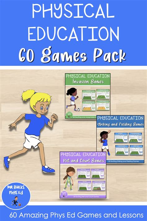 Physical Education Games 60 Games And Lessons Bundle Physical
