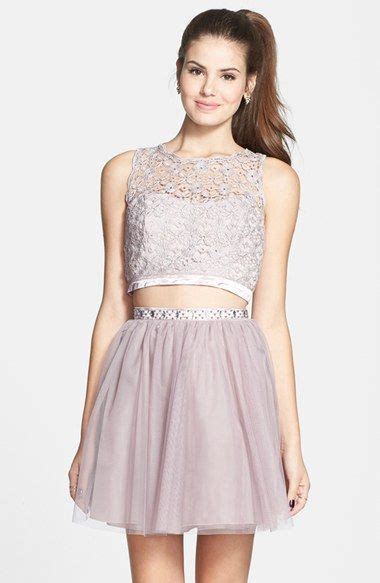 Sequin Hearts Two Piece Dress Juniors Nordstrom Two Piece Dress