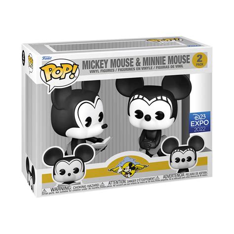 Buy Pop Mickey Mouse And Minnie Mouse 2 Pack At Funko