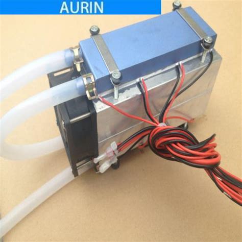 Mechanism and some cooling fans for blowing air. 2019 Diy Fish Tank Cooler Acqurium Chiller Peltier 12706 Semiconductor Refrigeration Air ...