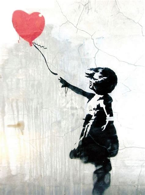 Banksy Girl With Red Balloon Banksy Graffiti Murals Street Art