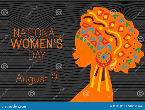 August 9 Is A Holiday In South Africa National Women `s Day Stock