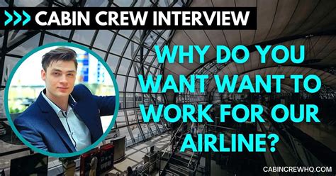 How To Answer Why Do You Want To Work For Our Airline Cabin Crew Hq