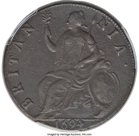 ½ Penny William And Mary England Numista