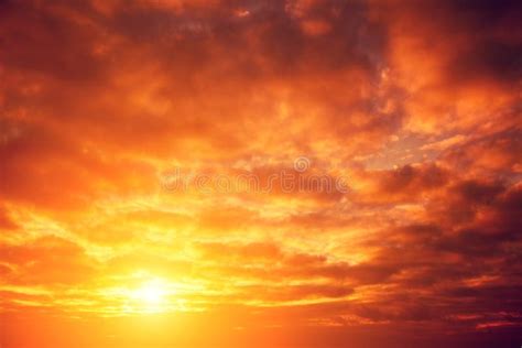 Red Cloudy Sky During Sunset Picture Image 83024304