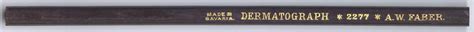 Dermatograph 2277 Bob Trubys Brand Name Pencils