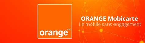 Mobicarte Classique Orange Appel Vers Létranger Recharges Orange