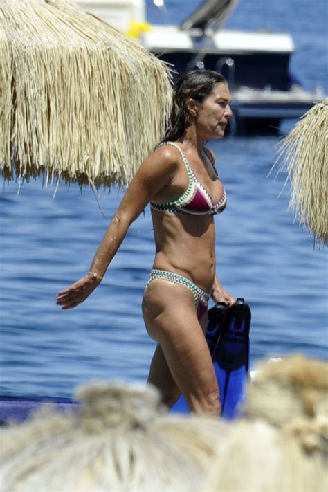 Fiona Swarovski In A Bikini Beach In Hotel Regina Ischia Italy