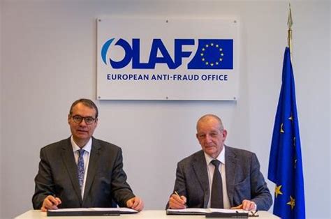 Olaf Signs Cooperation Arrangement With Belgiums Financial