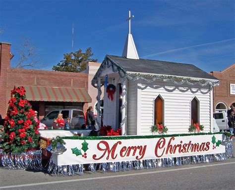 Schools, organizations, and businesses often participate in parades for homecoming and holidays. Pembroke turns out for Christmas festival