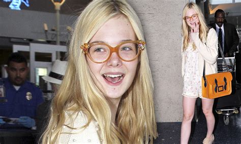 Elle Fanning Looks Her Age Again In Schoolgirl Specs After Her Grown Up Appearance At Fashion