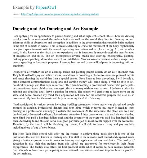 Painted Essay Template