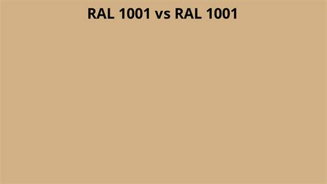 Ral 1001 Vs 1001 Ral Colour Chart Uk