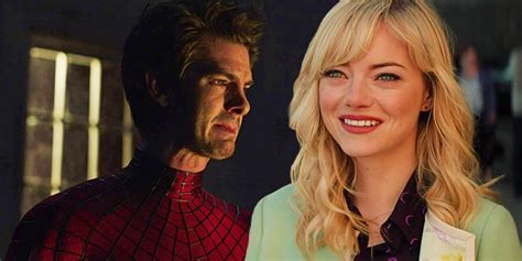 Andrew Garfield S Spider Man Finally Reunites With Gwen Stacy In Touching Marvel Movie Fan