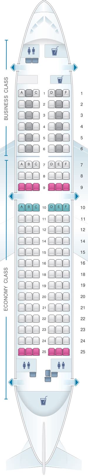 Seat Map Lufthansa Airbus A319 Seatmaestro