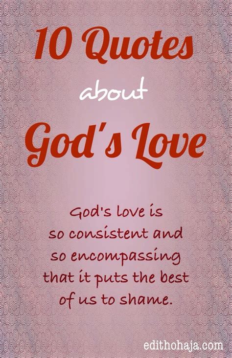 10 Quotes About Gods Love Edith Ohaja