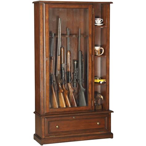 Wellington cabinets combine classic decorative touches with a cutting edge design. American Furniture Classics® 12 - gun Curio Cabinet ...