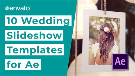 10 Wedding Slideshow Templates For After Effects Youtube