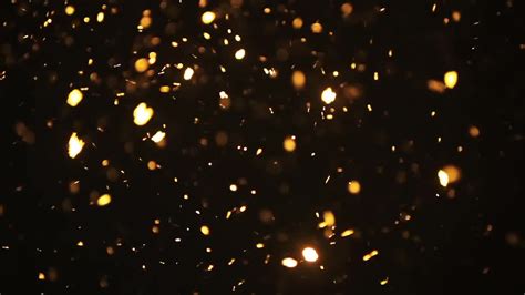 Golden Particles Stock Motion Graphics Motion Array