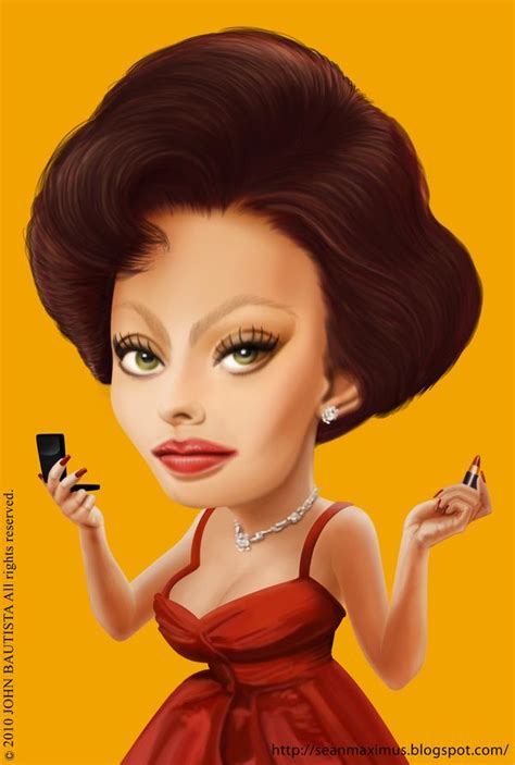 Sophia Loren Caricature Celebrity Caricatures Caricature Artist 17199