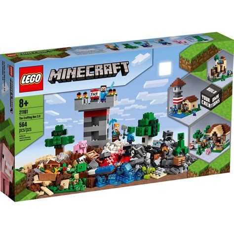 Lego Minecraft The Crafting Box 30 Minecraft Castle And Farm Building