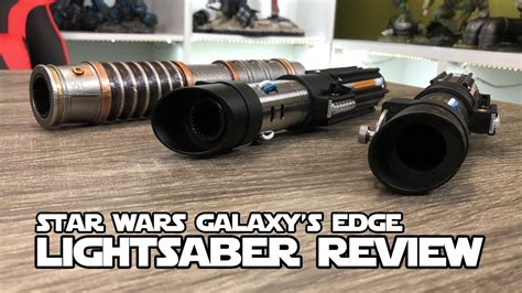 Star Wars Galaxys Edge Lightsaber Review And Comparison Disney World