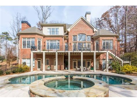 Wow House Private Sandy Springs Mansion On Wooded Acreage Sandy