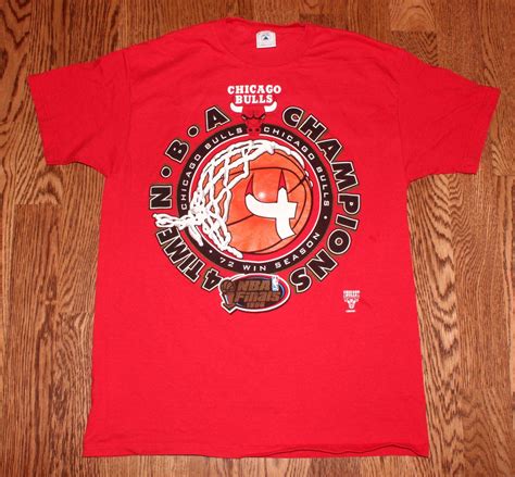 Chicago Bulls 72 10 Nba Champions T Shirt L
