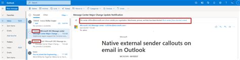 Outlook For Windows Gets External Mail Tagging Rodin Managed It Services