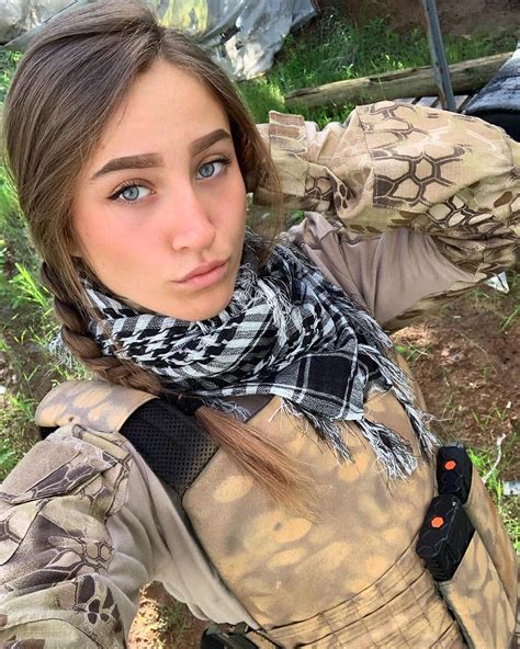 🖤 idf women military women female cop female soldier military girl fashion background