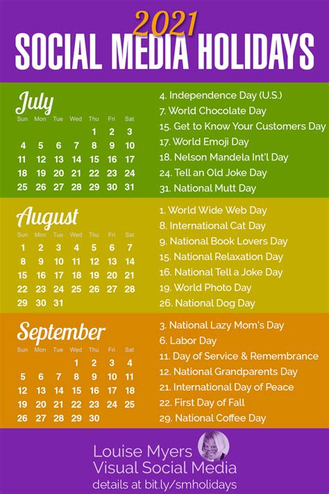 Holiday insights is one of the original holiday calendar sites. National Calendar August 2021 | Printable March