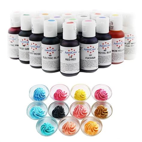 Edible Food Coloring Edible Food Food Coloring Icing Color Chart