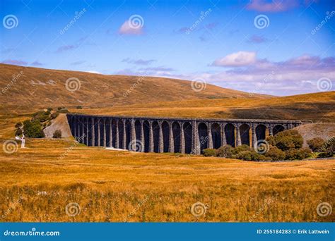 Ribblehead Viaduct At Yorkshire Dales National National Park Stock
