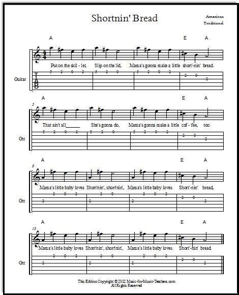 For beginning piano, it makes a rambunctious, easy duet! Beginner Guitar: Songs, Guitar Tabs, Guitar Chord Sheets & More!