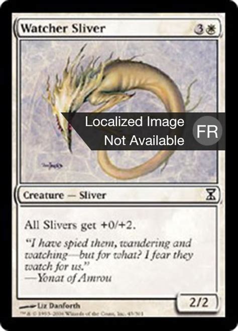 Slivoïde Gardien Watcher Sliver · Time Spiral Tsp 45 · Scryfall