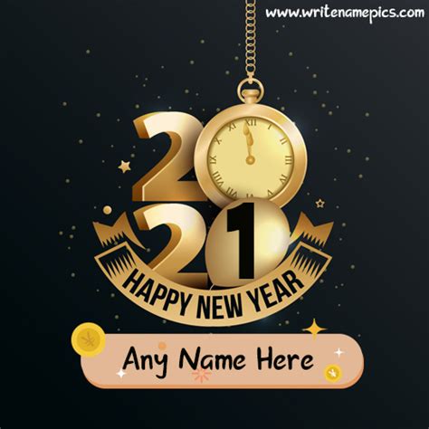 happy new year wishes greeting cards images with name edit
