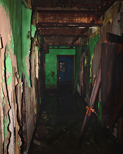 Nasty Abandoned Hallway Filled With Water And Thick Wet Air Rabandonedporn