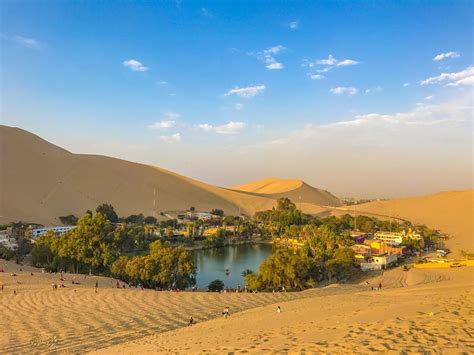 Huacachina Oasis In The Desert