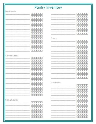Basic Pantry Staples List And A Free Printable